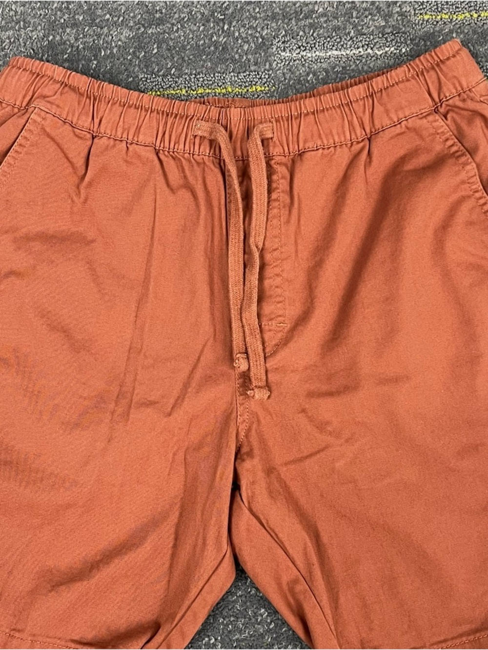 Katin Patio Shorts Men’s Small Red Elastic Waist Comfort Drawstring Beach Preppy - Picture 2 of 11